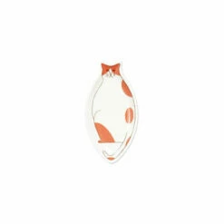 HAREKUTANI Porcelain Cat Small Plate