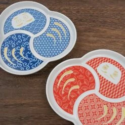 HAREKUTANI Porcelain Daruma Plate -Global Kitchen Japan Shop HAREKUTANIPorcelainDarumaPlate 3