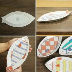 HAREKUTANI Porcelain Fish Plate -Global Kitchen Japan Shop HAREKUTANIPorcelainFishPlate 6