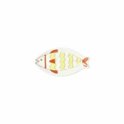 HAREKUTANI Porcelain Fish Small Plate