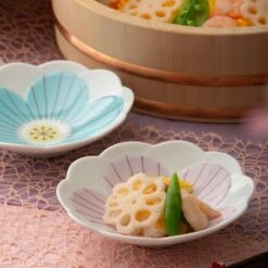 HAREKUTANI Porcelain Flower Bowl -Global Kitchen Japan Shop HAREKUTANIPorcelainFlowerBowl 2 1