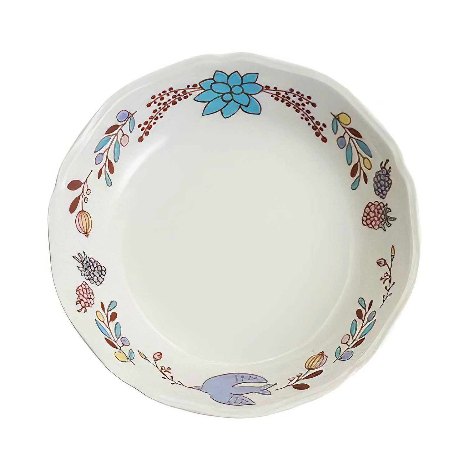 HAREKUTANI Porcelain Tree Nuts Bird Bowl 2 HAREKUTANI Porcelain Tree Nuts Bird Bowl - Image 2