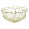 Hirota Glass Yukinohana Soda-Lime Glass Shallow Bowl