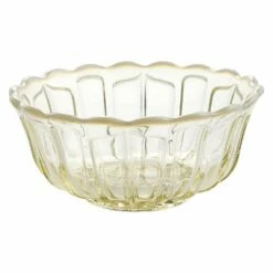 Hirota Glass Yukinohana Soda-Lime Glass Shallow Bowl