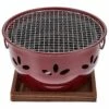 Ikenaga Aluminium Brown Charcoal Konro Grill