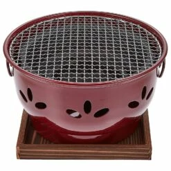 Ikenaga Aluminium Brown Charcoal Konro Grill