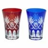 KIMOTO GLASS TOKYO Edo Kiriko Pair Tumbler Hoshikenbishi