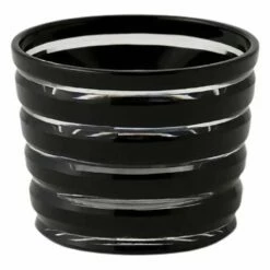 KIMOTO GLASS TOKYO KUROCO Edo Kiriko Sake Cup Ring