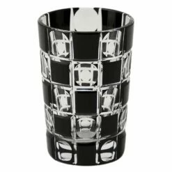 KIMOTO GLASS TOKYO KUROCO Edo Kiriko Shot Glass Ichimatsu