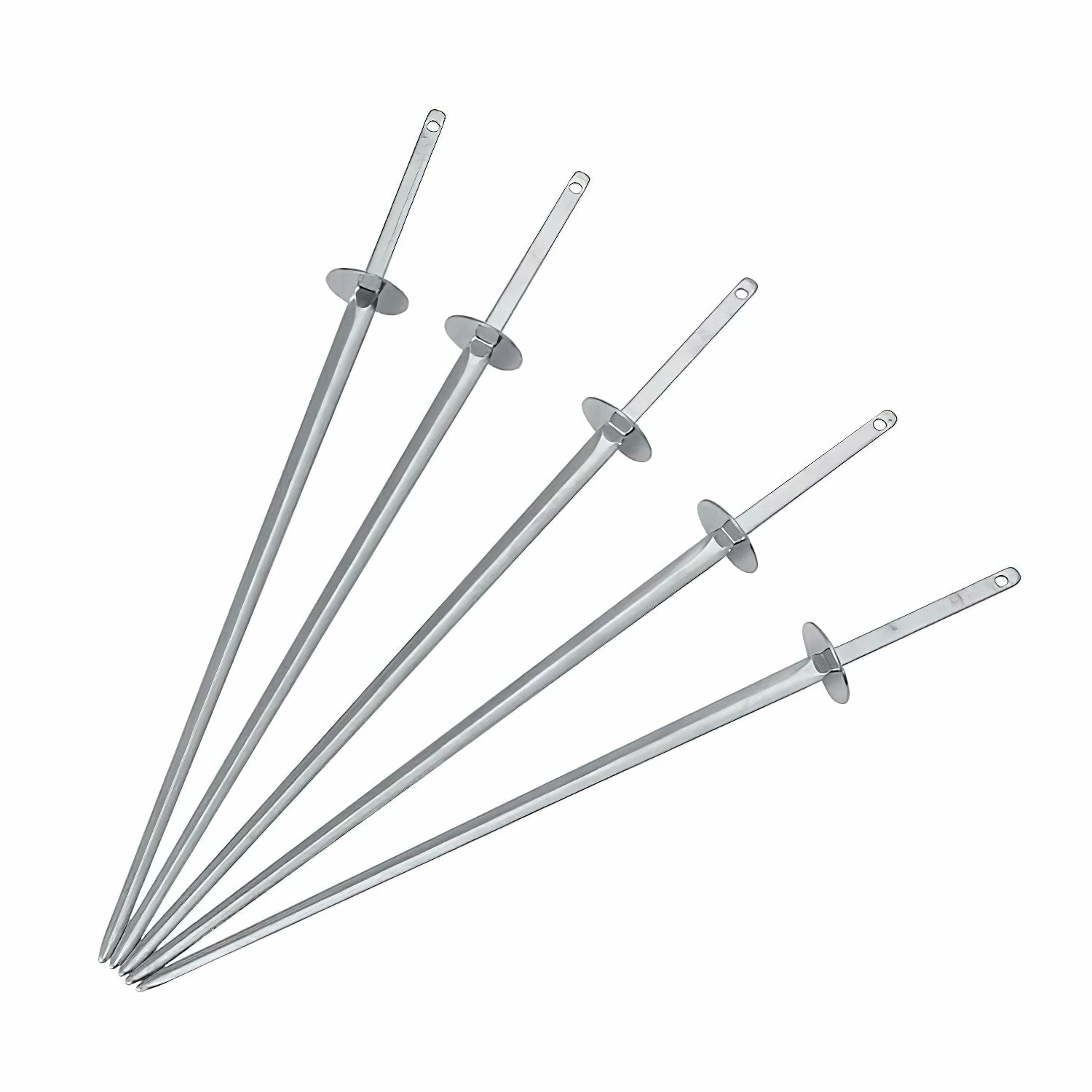 Kinka Stainless Steel Flange Head Metal Skewer 1 Kinka Stainless Steel Flange Head Metal Skewer
