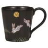 Kutani Ware Porcelain Mug Moon Rabbit