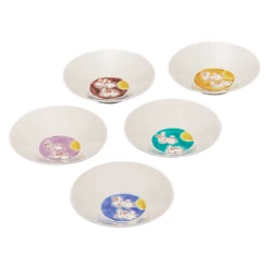 Kutani Ware Porcelain Shallow Bowl Moon Rabbit