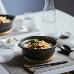 M.STYLE Karl Ceramic Induction Donabe Casserole And Steamer Insert -Global Kitchen Japan Shop M.STYLEKarlCeramicInductionDonabeCasseroleandSteamerInsertKAL0208BE KAL0218BE 10