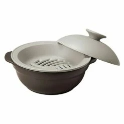 M.STYLE Karl Ceramic Induction Donabe Casserole And Steamer Insert -Global Kitchen Japan Shop M.STYLEKarlCeramicInductionDonabeCasseroleandSteamerInsertKAL0208BE KAL0218BE 4