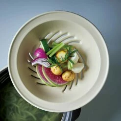 M.STYLE Karl Ceramic Induction Steamer Insert -Global Kitchen Japan Shop M.STYLEKarlCeramicInductionSteamerInsertKAL0218BE 3