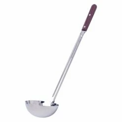 MARUTAMA Stainless Steel Long Ladle With Wooden Handle