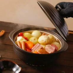 MIYAWO Thermatech Ceramic Induction Donabe Casserole -Global Kitchen Japan Shop MIYAWOThermatechCeramicInductionDonabeCasserole