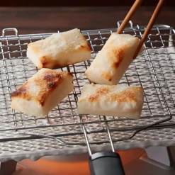 Mannen Woven Wire Rack Ceramic Far-Infrared Cooking Barbecue Grill Mesh -Global Kitchen Japan Shop MannenWovenWireRackCeramicFar InfraredCooKingBarbecueGrillMesh 4