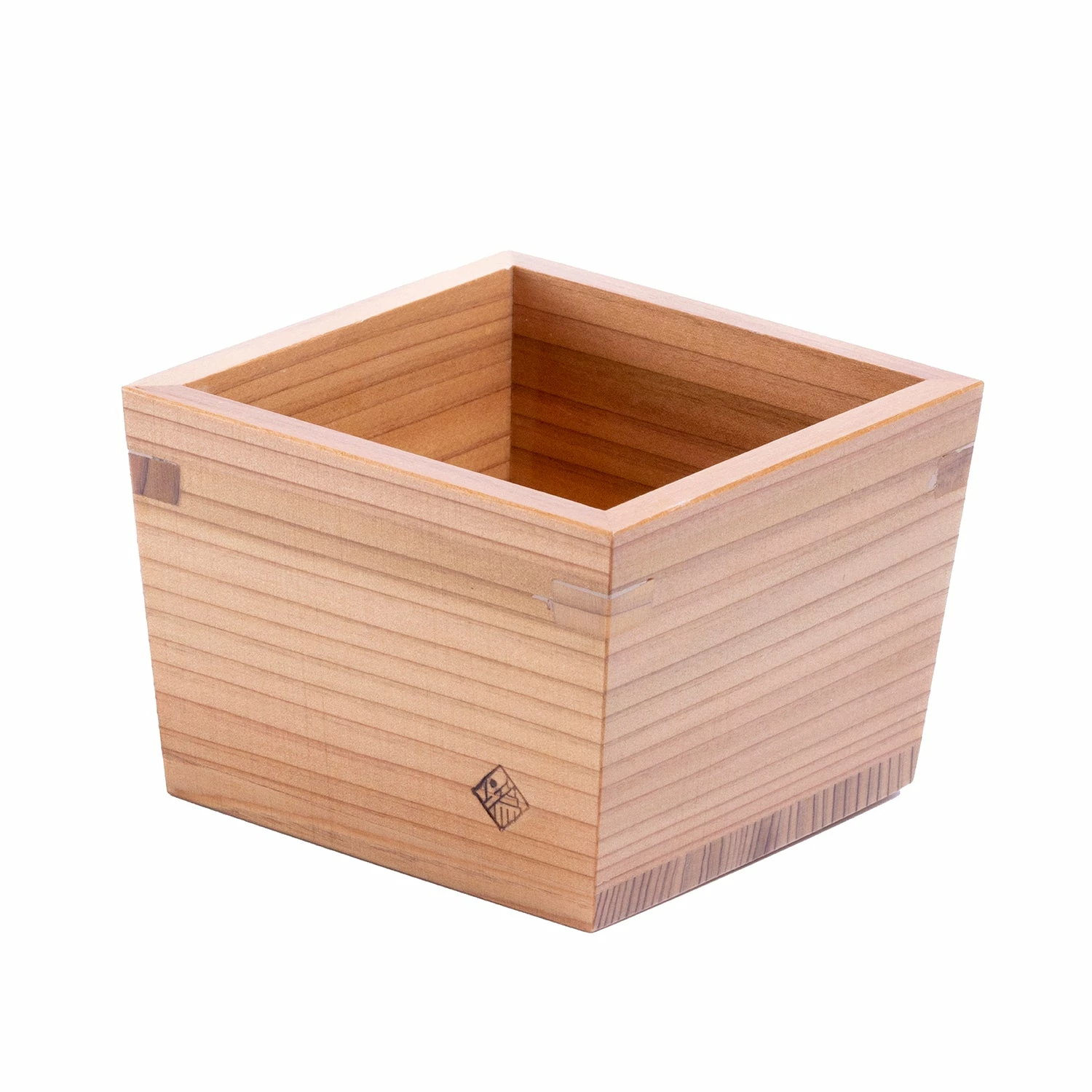 Miranda Style Omoeraku Handcrafted Japanese Cedar Masu Box Sake Cup 1 Miranda Style Omoeraku Handcrafted Japanese Cedar Masu Box Sake Cup