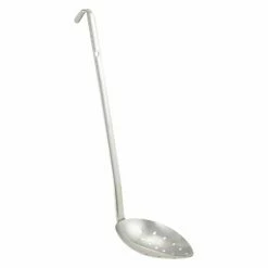 Nihon Metal Works Eco Clean Stainless Steel Vertical-Scooping Ladle With Holes