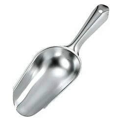Nihon Metal Works IKD Antibacterial Stainless Steel Ice Scoop
