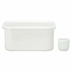 Noda Horo Enamel Nukazuke Pickle Storage Container