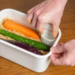 Noda Horo Enamel Nukazuke Pickle Storage Container 21 Noda Horo Enamel Nukazuke Pickle Storage Container -Global Kitchen Japan Shop NodaHoroEnamelNukazukePickleStorageContainerTK 32 8