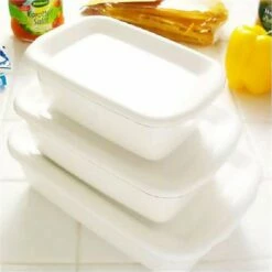 Noda Horo White Series Enamel Rectangle Deep Food Containers With Enamel Lid 8 Noda Horo White Series Enamel Rectangle Deep Food Containers With Enamel Lid -Global Kitchen Japan Shop NodaHoroWhiteSeriesEnamelRectangleDeepFoodContainerswithEnamelLid 4