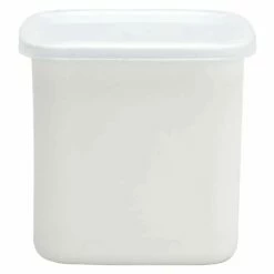 Noda Horo White Series Enamel Square Food Containers With Lid -Global Kitchen Japan Shop NodaHoroWhiteSeriesEnamelSquareFoodContainerswithLid 3
