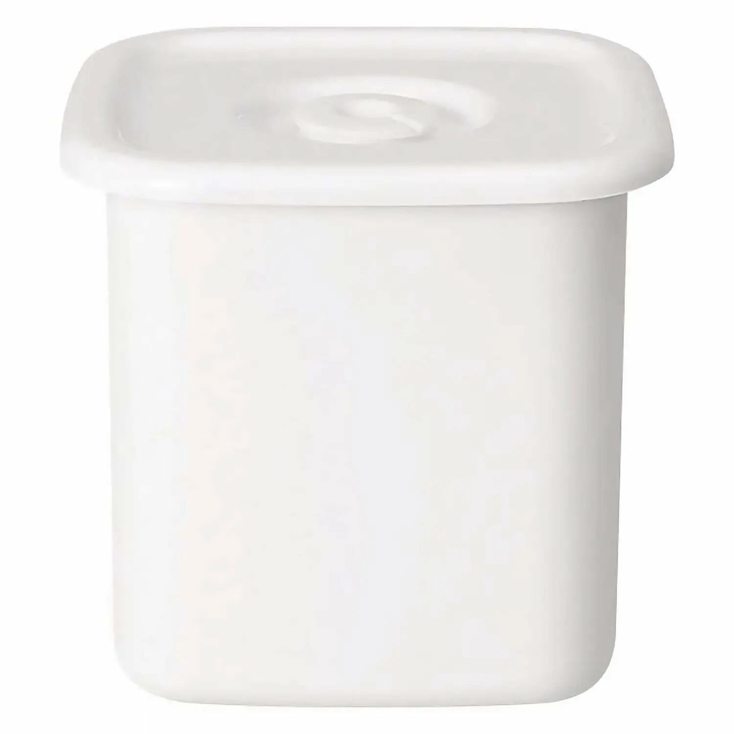 Noda Horo White Series Enamel Square Food Containers With Sealed Lid 3 Noda Horo White Series Enamel Square Food Containers With Sealed Lid - Image 3