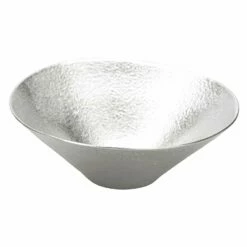 Nousaku Tinware Small Bowl Kuzushi Yugami -Global Kitchen Japan Shop NousakuHand CraftedCastTinwareKuzushiYugamiMisshapenKobachiSmallBowl 3