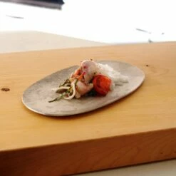 Nousaku Tinware Medium Long Plate NUNOME 5 Nousaku Tinware Medium Long Plate NUNOME -Global Kitchen Japan Shop NousakuTinwareMediumLongPlateNUNOME 3