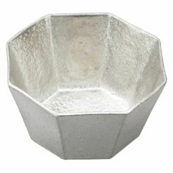 Nousaku Tinware Small Bowl Kuzushi Ori