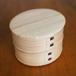 Odate Magewappa Hina Two-Tier Bento Lunch Box -Global Kitchen Japan Shop OdateMagewappaHinaTwo TierBentoLunchBox 5