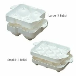 Seiei Polyethylene Ice Ball Tray 9 Seiei Polyethylene Ice Ball Tray -Global Kitchen Japan Shop SeieiPolyethyleneIceBallTray 3