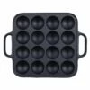 Seieido Cast Iron 16-Ball Takoyaki Pan