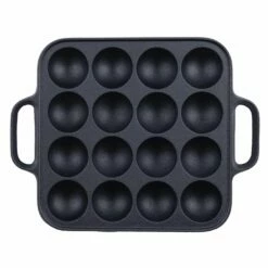 Seieido Cast Iron 16-Ball Takoyaki Pan