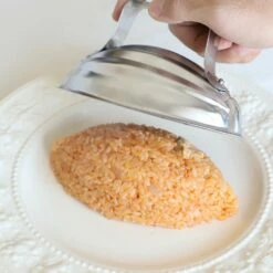 SHIMOTORI Stainless Steel Restaurant Style Rice Mold (Omurice) 9 SHIMOTORI Stainless Steel Restaurant Style Rice Mold (Omurice) -Global Kitchen Japan Shop ShimotoriStainlessSteelRestaurantStyleRiceMold Omurice 3