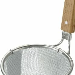Three Snow Stainless Steel Deep Ramen Tebo Noodle Strainer Round Base -Global Kitchen Japan Shop Shin EtsuStainlessSteelRamenTeboHeavy DutyDeepNoodleStrainer 3