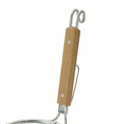 Three Snow Stainless Steel Deep Ramen Tebo Noodle Strainer Round Base -Global Kitchen Japan Shop Shin EtsuStainlessSteelRamenTeboHeavy DutyDeepNoodleStrainer 5