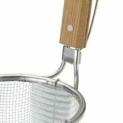 Three Snow Stainless Steel Deep Ramen Tebo Noodle Strainer Round Base -Global Kitchen Japan Shop Shin EtsuStainlessSteelRamenTeboHeavy DutyDeepNoodleStrainer 7