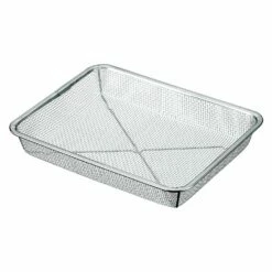 Three Snow Stainless Steel Rectangle Deep Mesh Colander (6.5 Mesh)