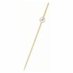 Shindoh Bamboo Food Picks With Pearl 50 Count