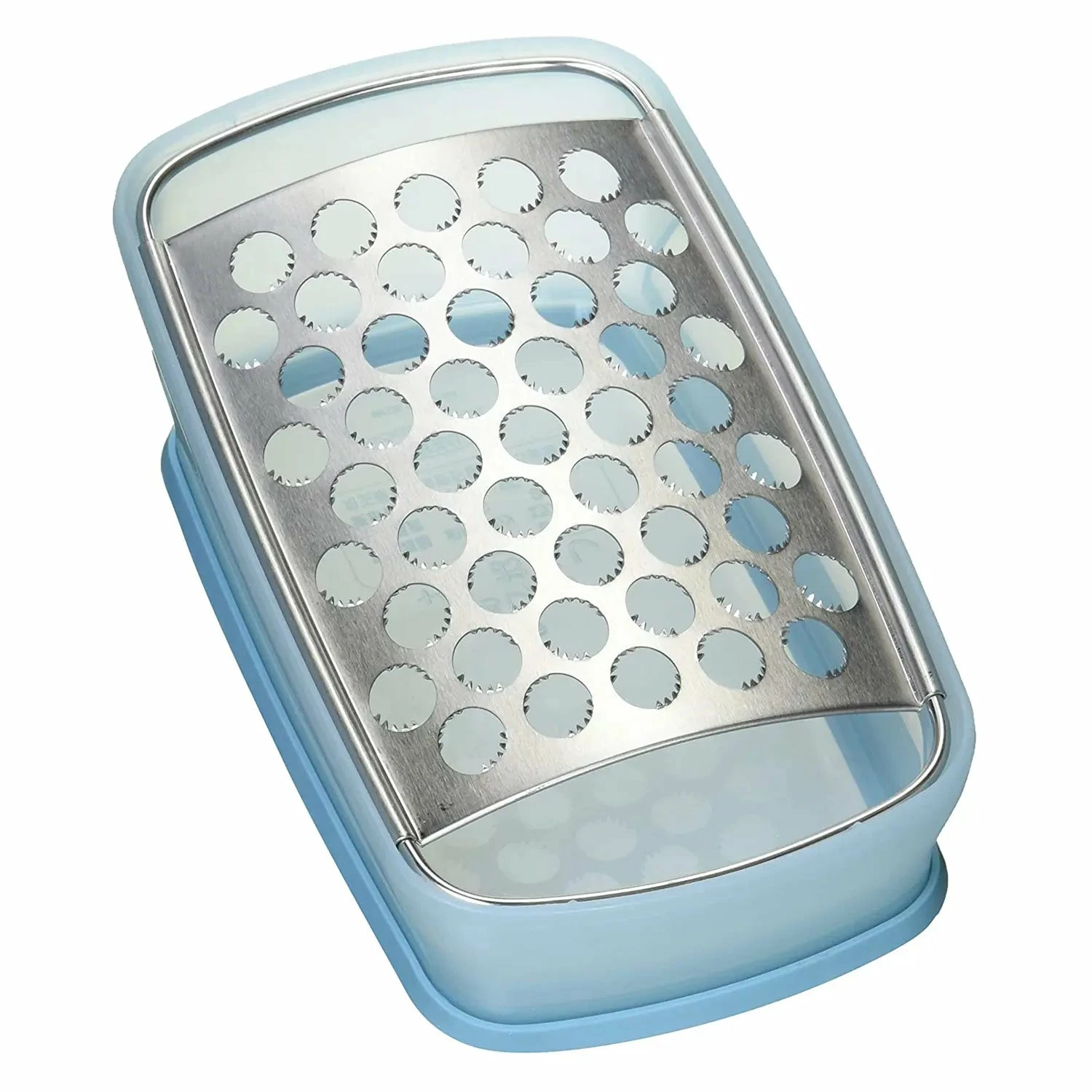 Shinkousha Stainless Steel Grater With Container 2 Shinkousha Stainless Steel Grater With Container - Image 2