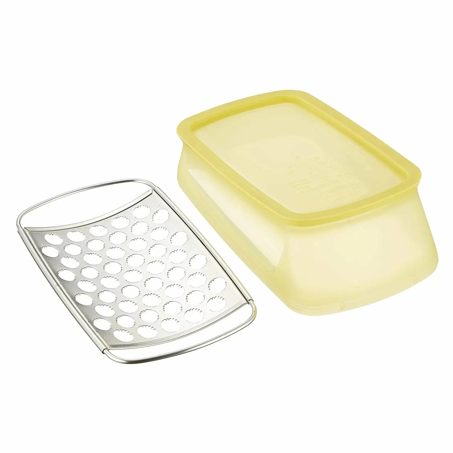 Shinkousha Stainless Steel Grater With Container 3 Shinkousha Stainless Steel Grater With Container - Image 3