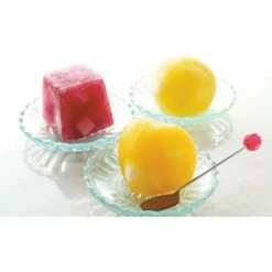 Skater Silicone Ice Tray Ball Yellow -Global Kitchen Japan Shop SkaterSiliconeIceTrayBallYellow 3
