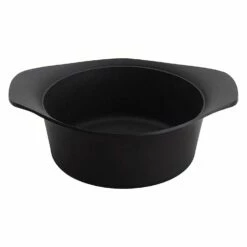 Global Kitchen Japan Shop -Global Kitchen Japan Shop SoriYanagiCastIronInductionDeepCasserole22cmwithStainlessSteelLid 2