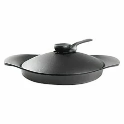 Sori Yanagi Cast Iron Induction Grill Pan 22cm With Lid & Fork