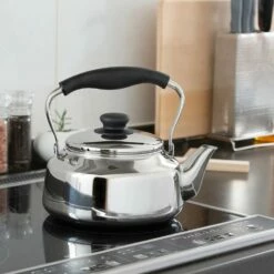 Sori Yanagi Stainless Steel Induction Kettle (Mirror Finish) -Global Kitchen Japan Shop SoriYanagiStainlessSteelInductionKettle MirrorFinish 1 2708ddc8 8ccc 4027 b658 dc51ba28fa9f