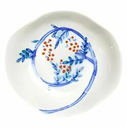 Soukyu Porcelain Lucky Charm Koduke Tiny Bowl Nandina